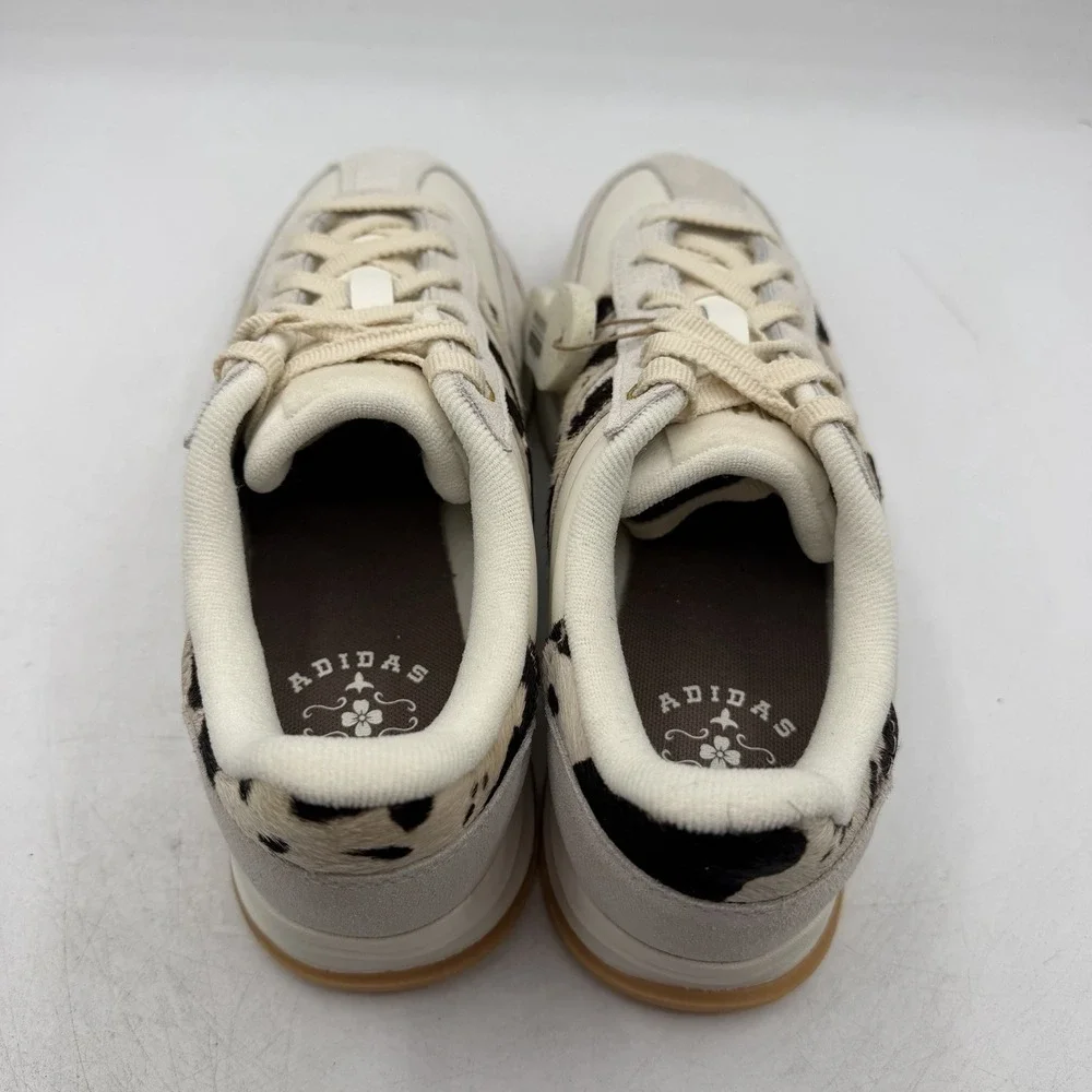 Adidas Run 70s 2.0 Running Shoes Womens Sz 7 Cream/Leopard Sneakers‎ JP6160